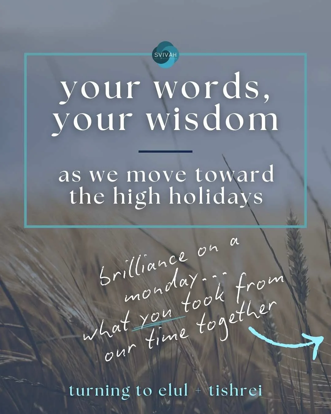 It&rsquo;s pretty spectacular to see the brilliant wisdom that shows up in 25 minutes together every Monday. 

Wow.
Taking each one of these in.

#womenswisdom #wisewomen #jewishwomen #elul
