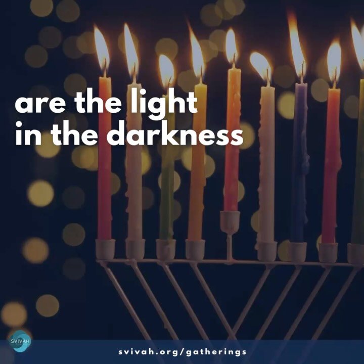 This is our fourth year lighting candles together like this. 
Come. 
Wherever you are. Come be with some wonderful humans, some fabulous teachers and let&rsquo;s just share this moment of light. 

Let&rsquo;s do Chanukah together this year. You bring