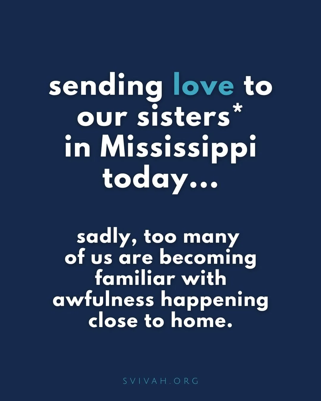 We just wanted to say we&rsquo;re here and sending a hug. Let us know how we all can support you right now, and&mdash;as always&mdash;please reach out anytime.