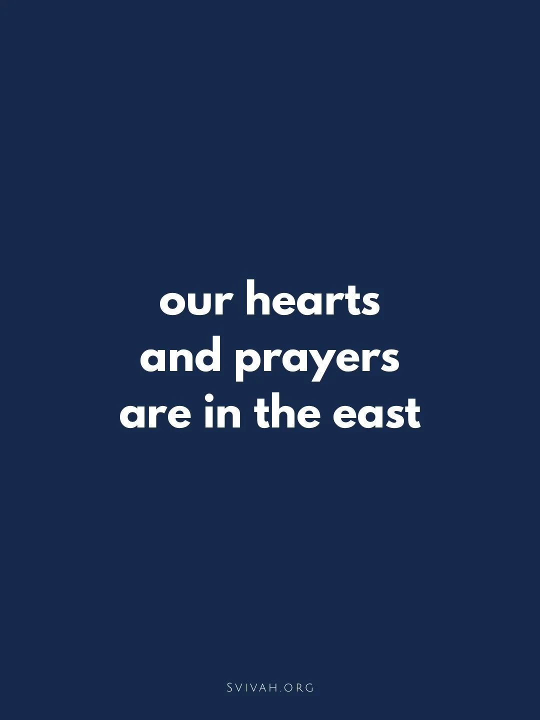 With prayers in our hearts for the safety of those in harms way.