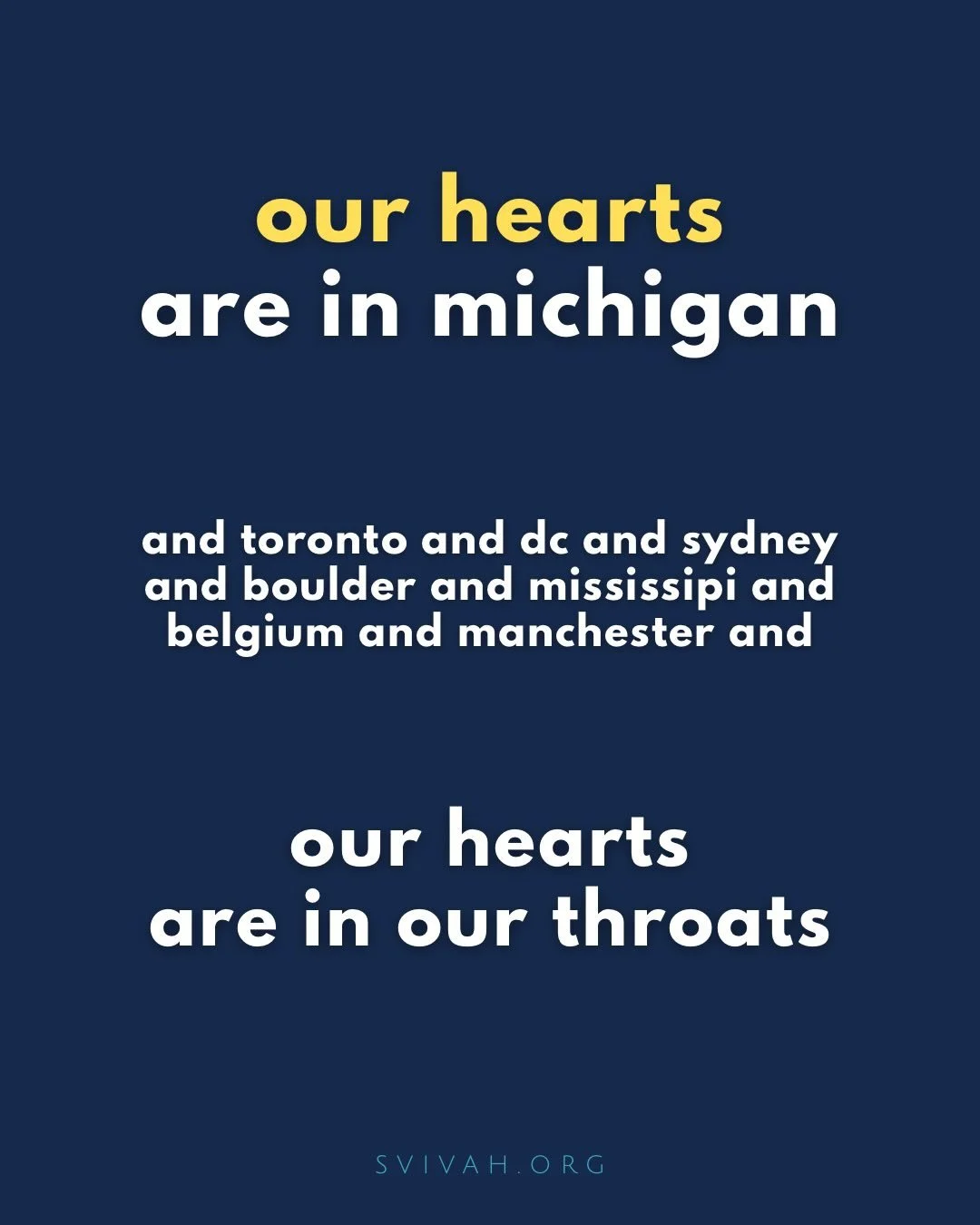 This is not okay.
We are not okay.