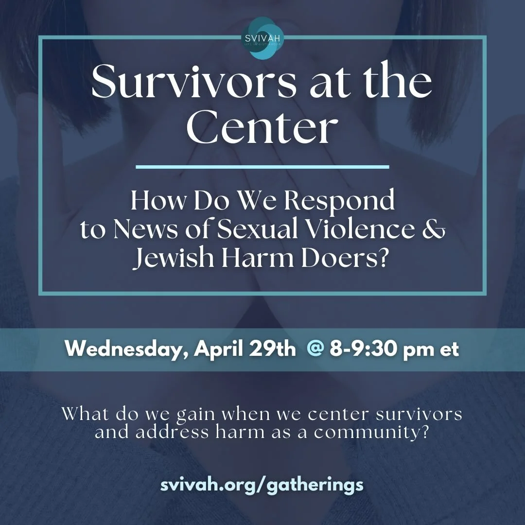 Yes, there are a million other things happening in the world.
Yes, there is a war happening right now.
Yes, some might call this &ldquo;old news.&rdquo;

But we have to acknowledge what survivors of trauma are experiencing as too many stories of sexu