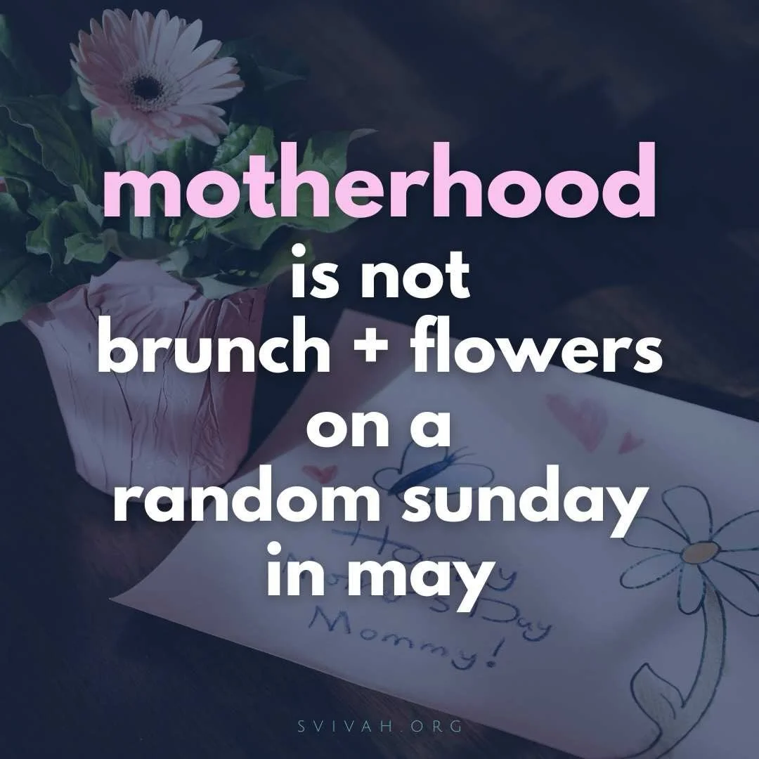 If this is you, come for the company.
If this is someone you know &mdash; reach out. Send them some love. And then send them our way. 

More than anything - we hold each other along with EVERYTHING &ldquo;motherhood&rdquo; holds.

Hugs to all💕
This 