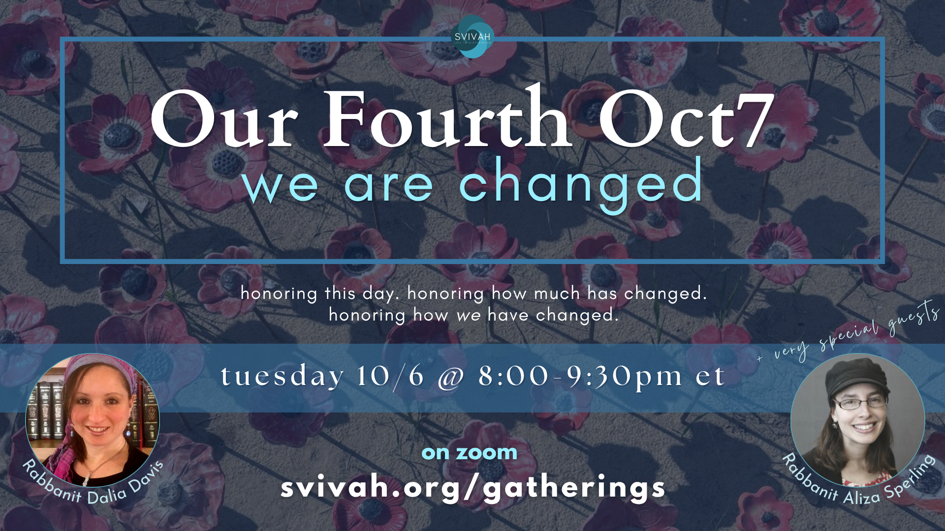 Our Fourth Oct 7: We Are Changed