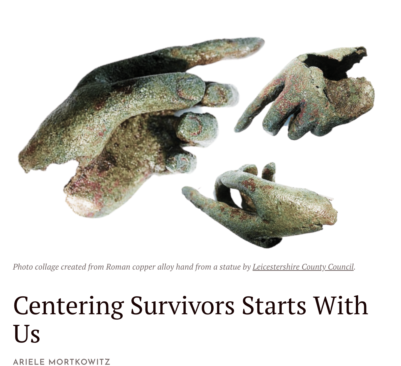 Centering Survivors