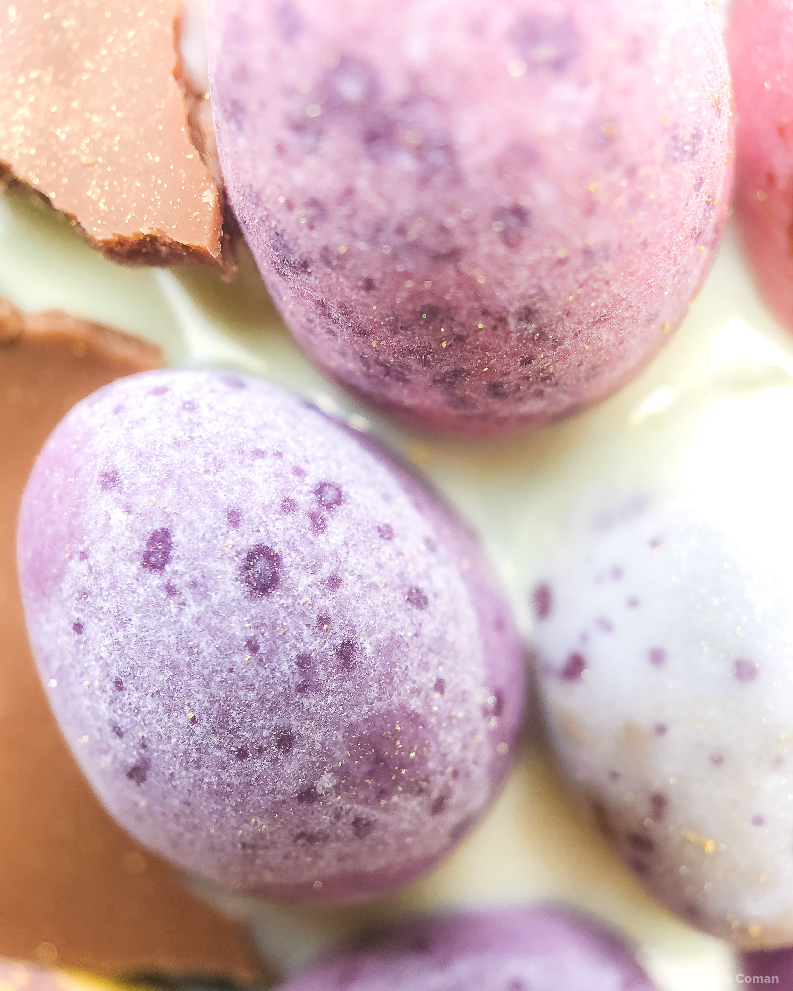 Mini Eggs up close
