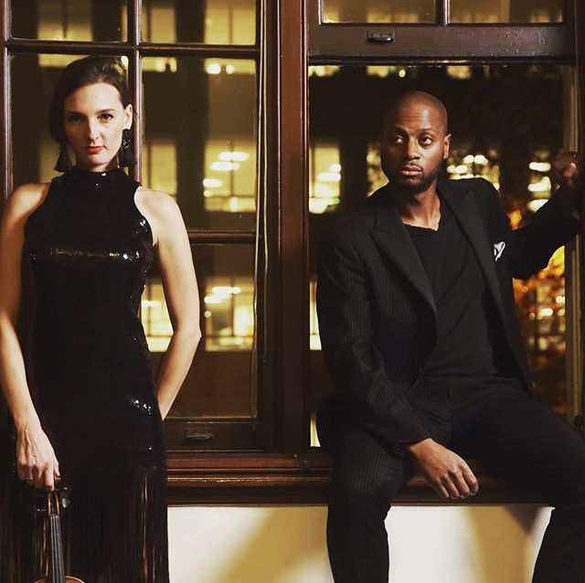 Meet the poised and passionate musicians of ENRO. Baritone @rodneyearlclarke and Violinist @enrikadaugele combine to deliver a high octane performance. .
.
.
#dynamicduo #highoctane #violinandvoice #jamesbond #weddingentertainment #enromusic #livemusic #londonmusic #elegance #excellence #luxury #entertainment #cruiseentertainment #corporateentertainment #style