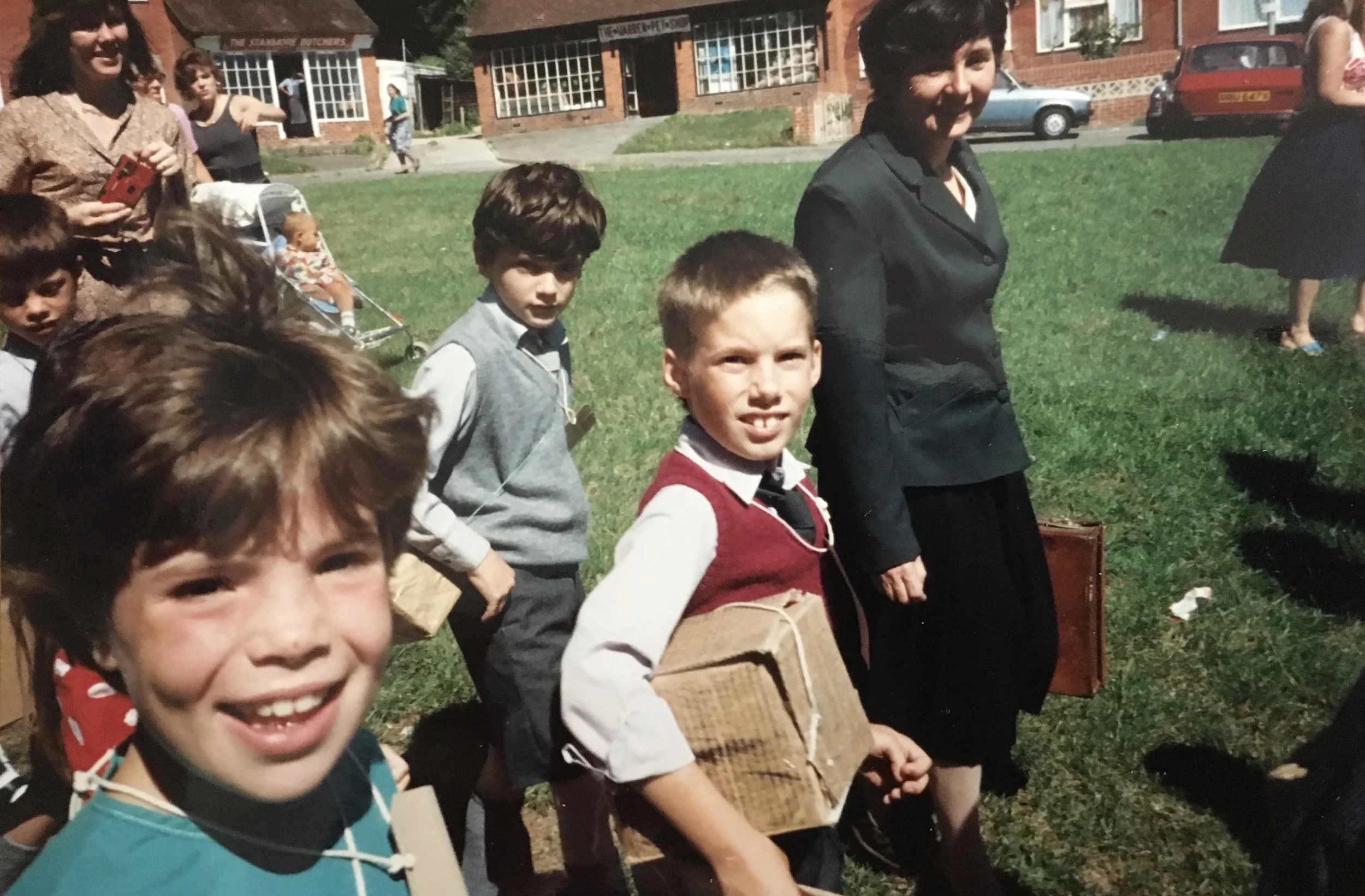 Stanmore Jubilee Day, 14 July 1989 Mrs McInnis and her 1940’s class