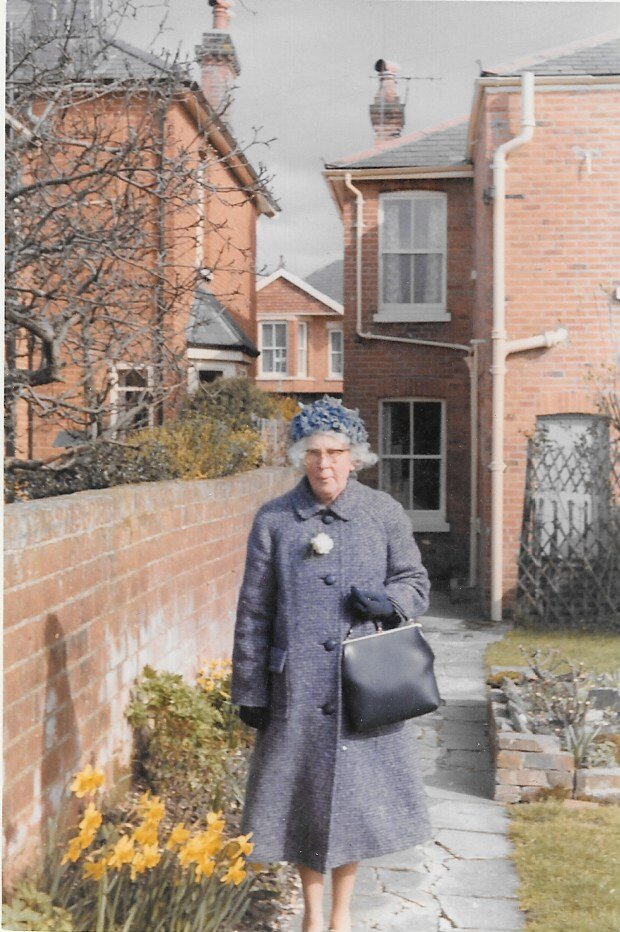  Miss Glover retired teacher at Stanmore Primary Winchester- April 1966 