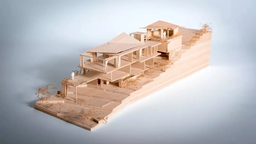 Every project begins with curiosity.

Hand-crafted balsa models ground our ideas in real space, helping us test form, context, scale and concept from the very early stages.

There&rsquo;s a certain playfulness in a handmade model that we welcome in t