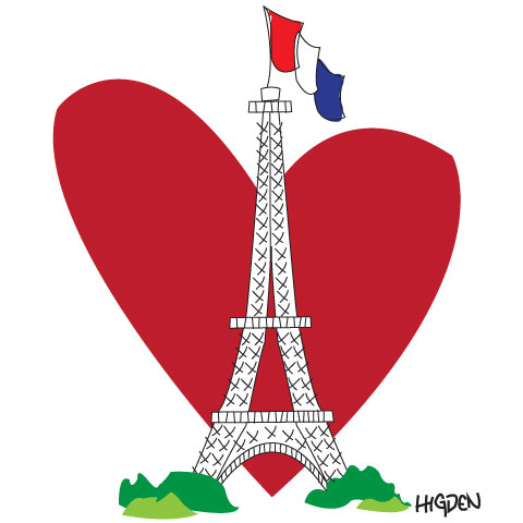 Eiffel Tower - adobe illustrator