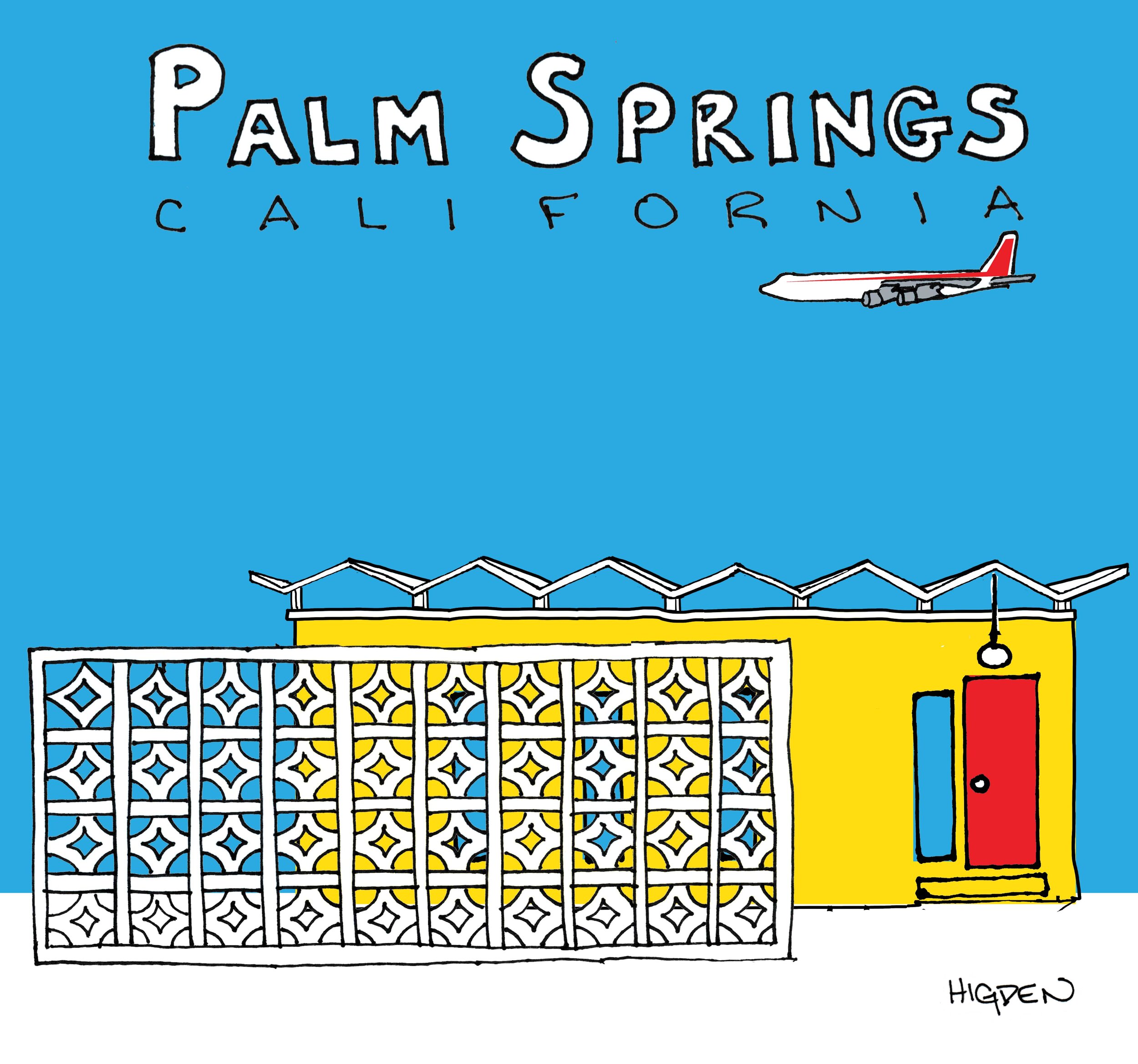 Palm Springs Mid Century Modern House & Breeze Block