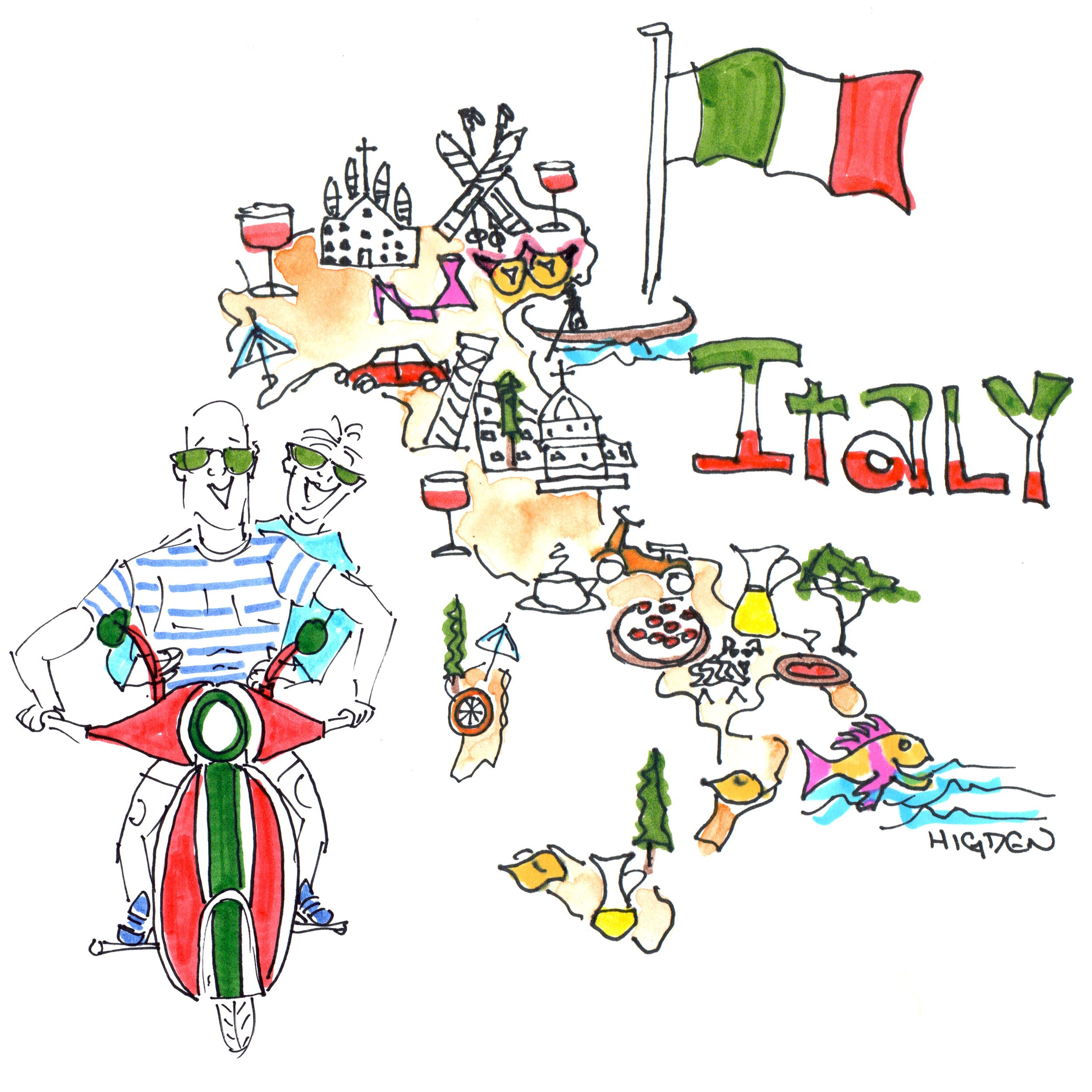 Ciao! We are off to Italy