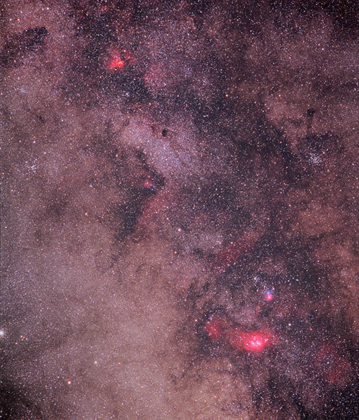 Center of the Milky Way from New Mexico Skies 2003