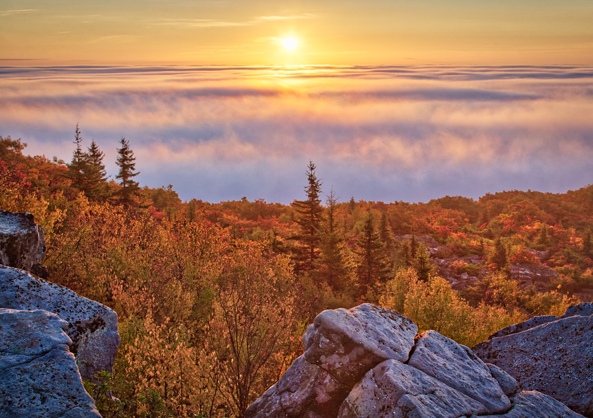 Sunrise over Bear Rocks #2 2006