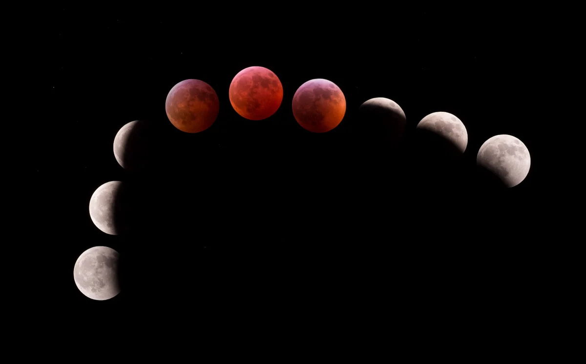 Lunar Eclipse Montage January 2019