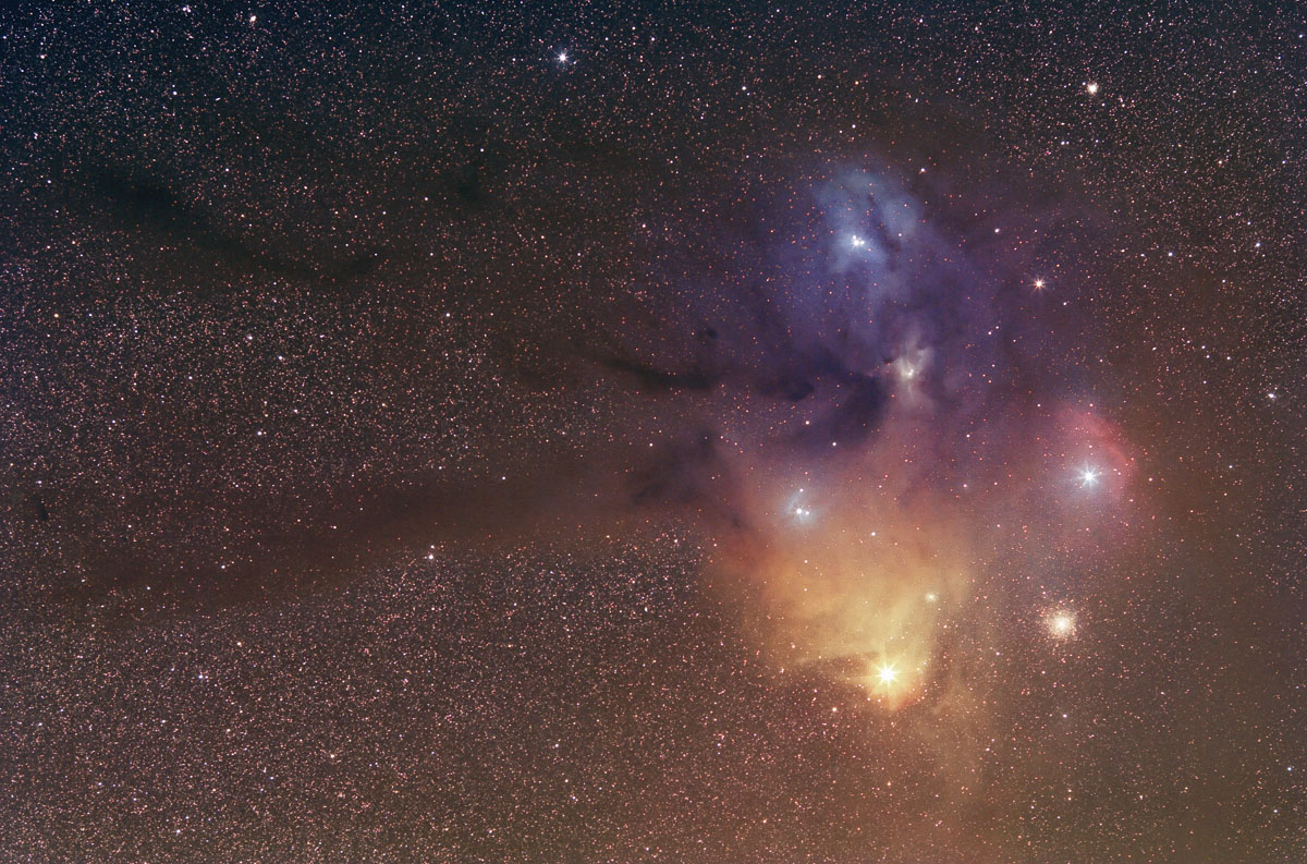 Rho Ophiuchus Complex with multiple instruments