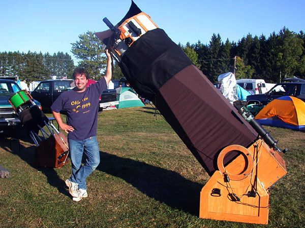 Dave Barrett at Black Forest Star Party 2002