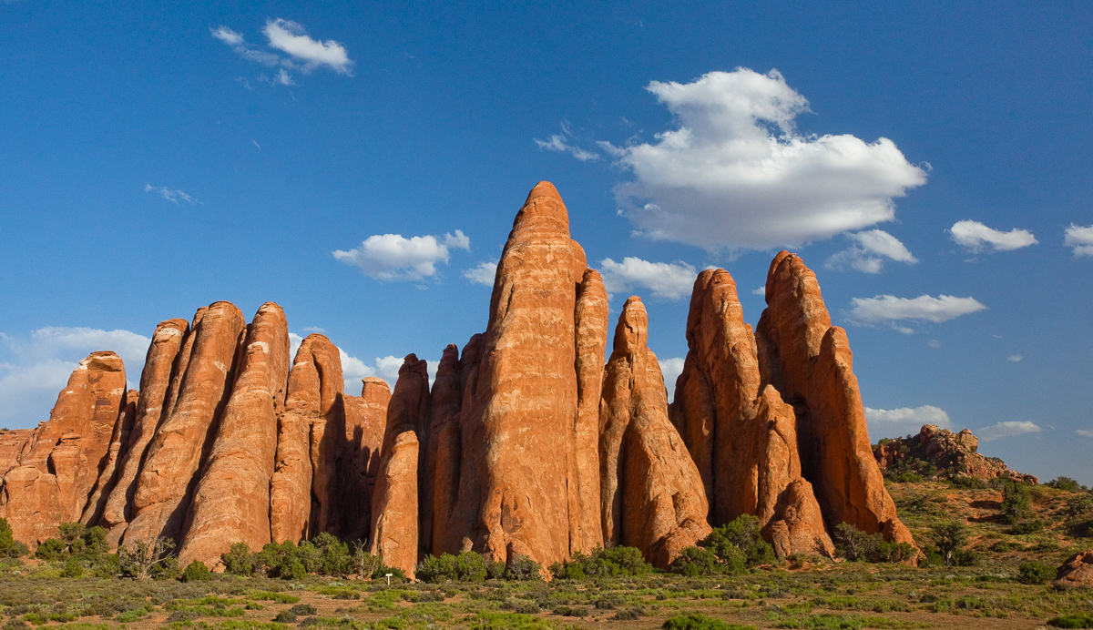 Pinnacles in Arches National Park