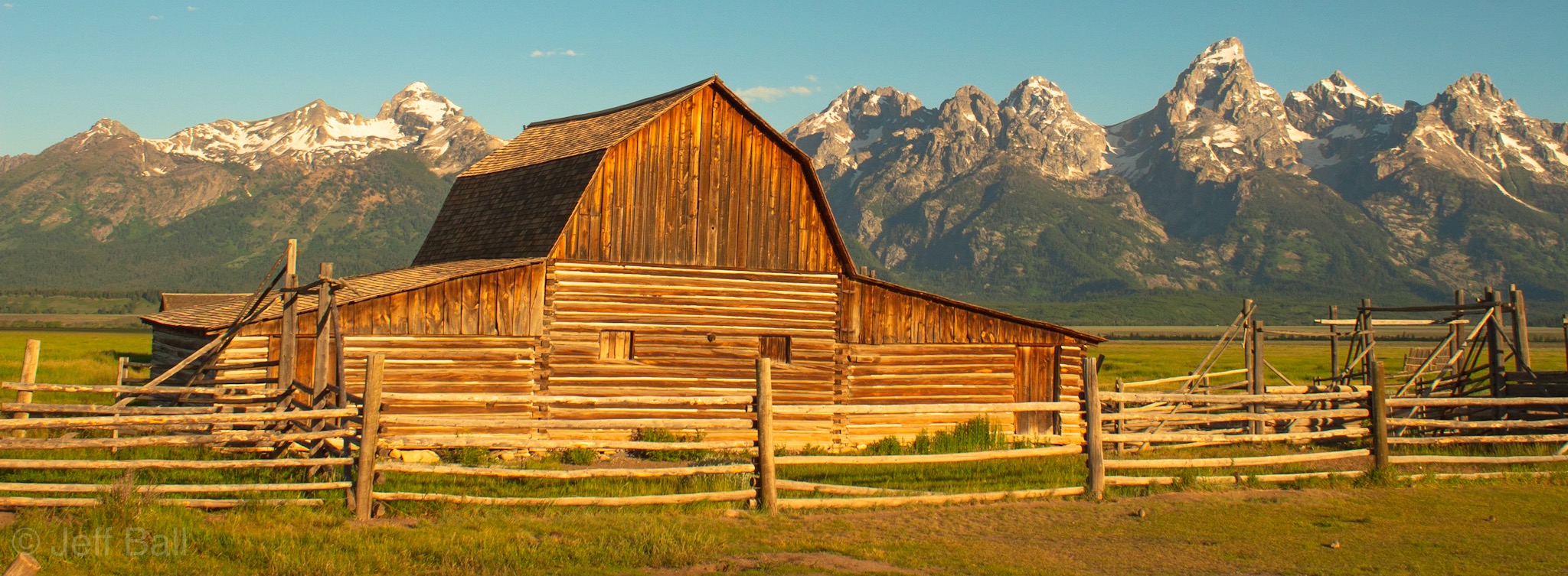 Mormon Barn and Grand Tetons