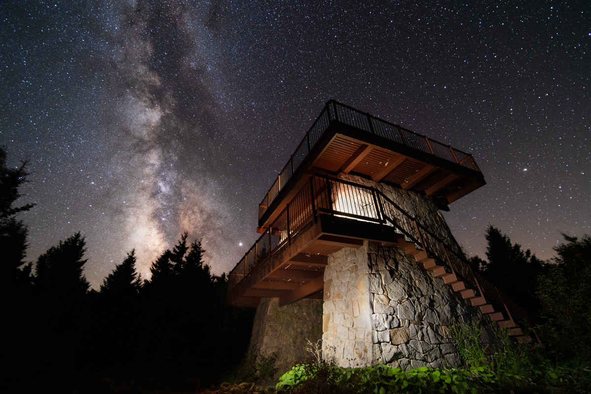 Spruce Knob Tower Milky Way 2019