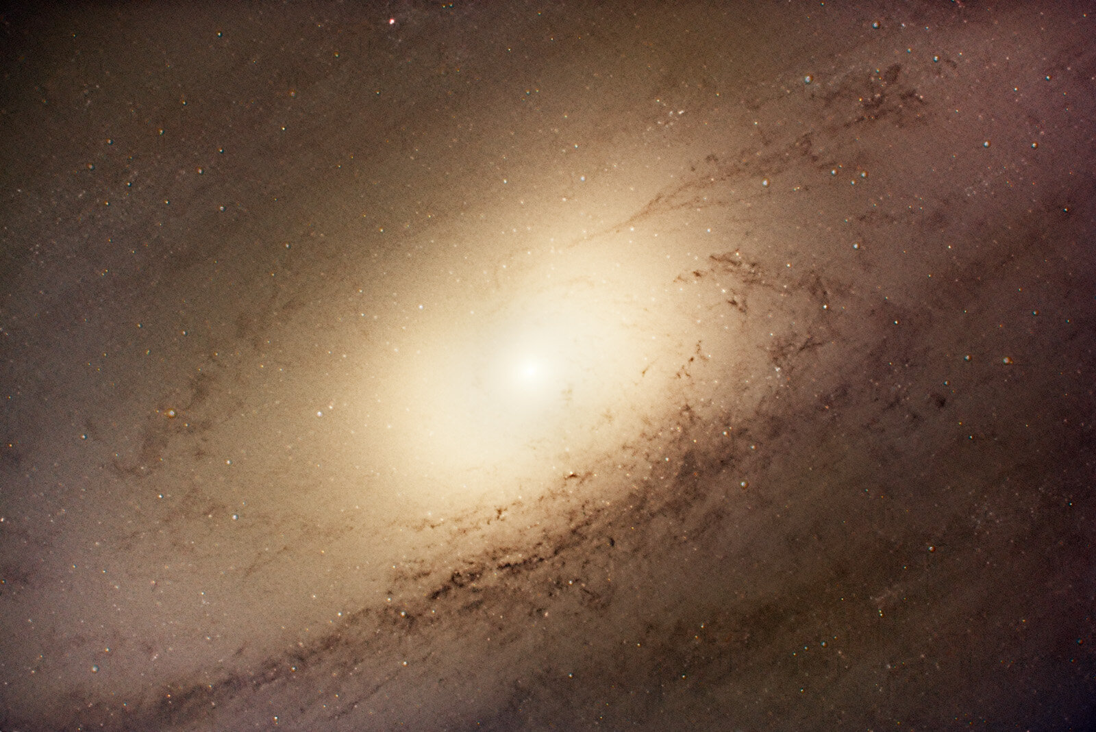 The Dust Lanes of the Great Andromeda Galaxy