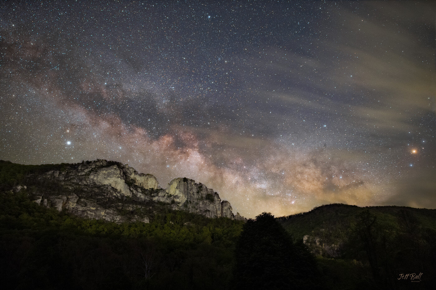 Seneca Rocks Milky Way 2020