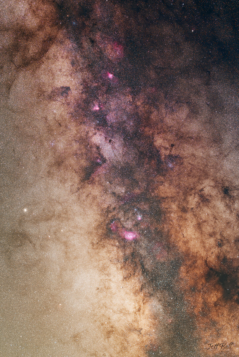 Main Street Milky Way with Sigma 85mm f1.4 on Canon Ra