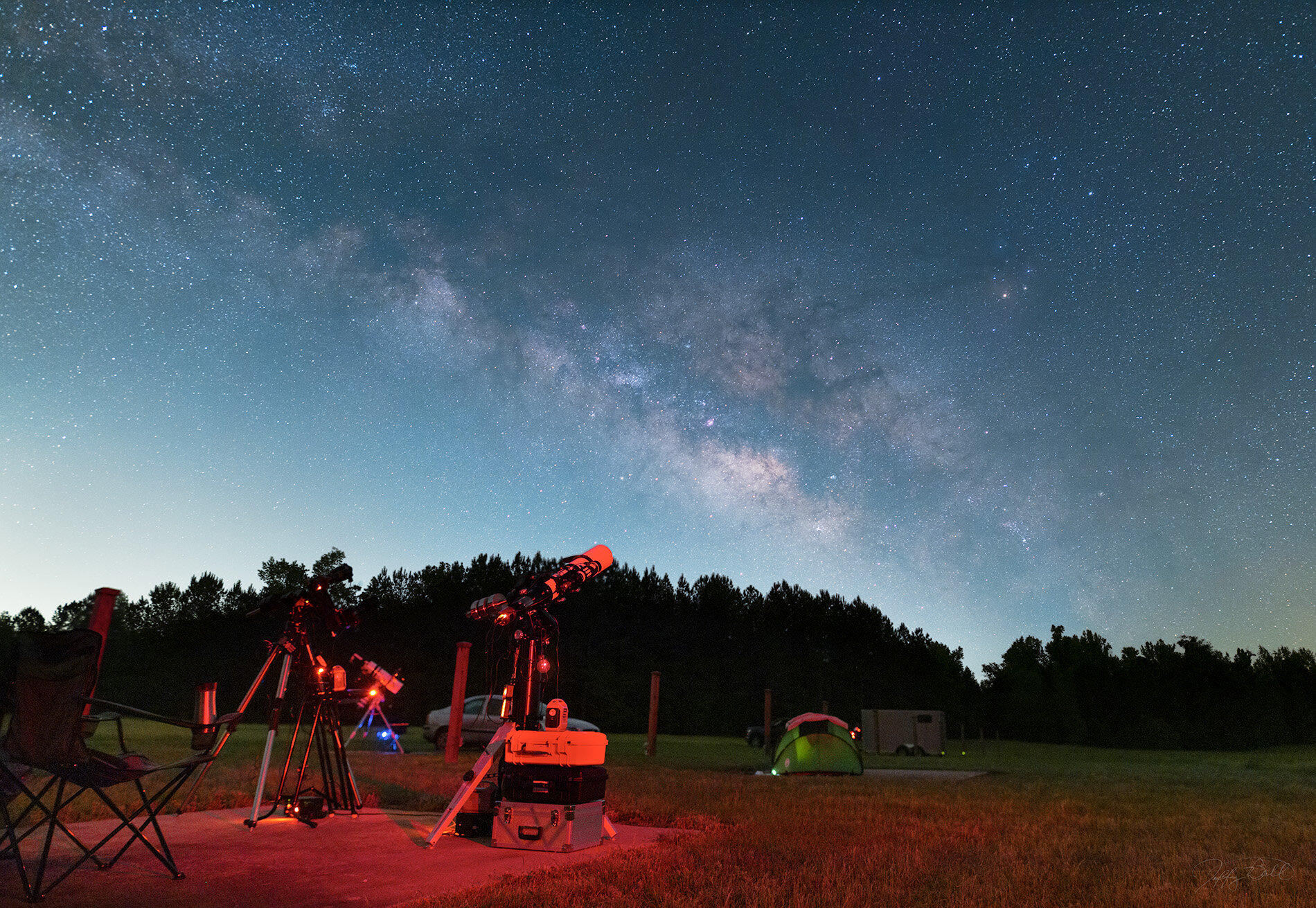 Milky Way over Deer Lick Astronomy Village