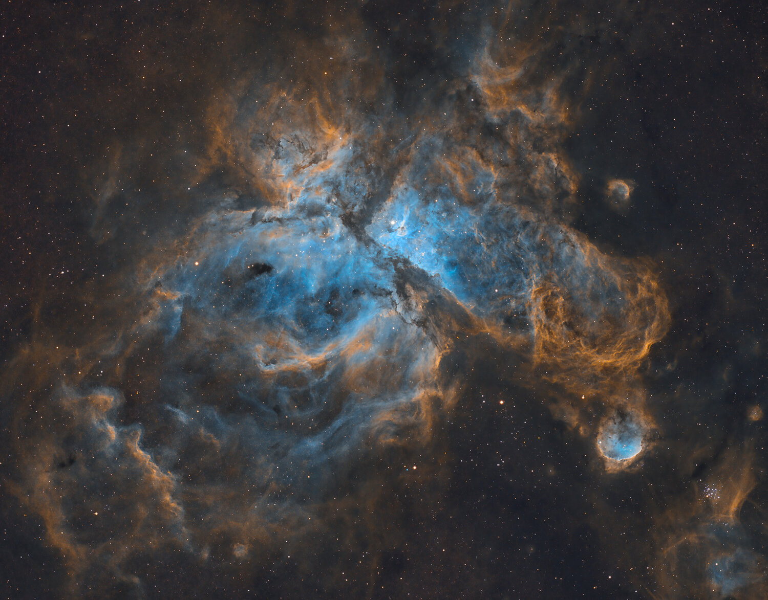 colorful space nebula