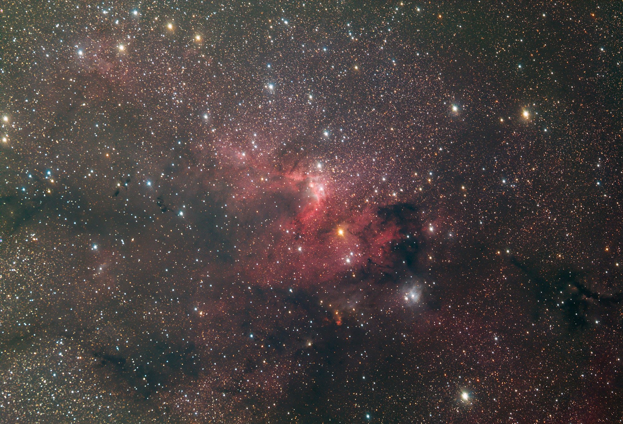 Cave Nebula (Sh2-155 and LDN 1216)
