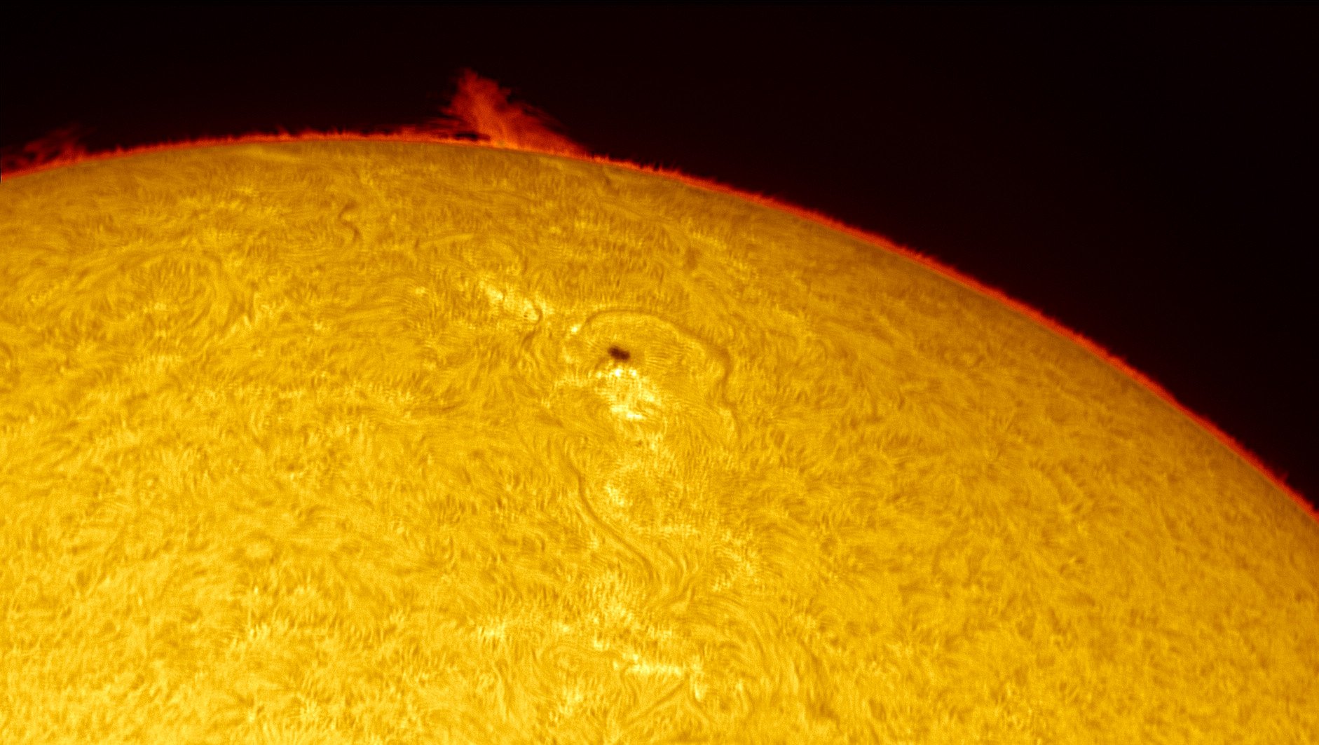 Solar Prominence from AHSP 2023