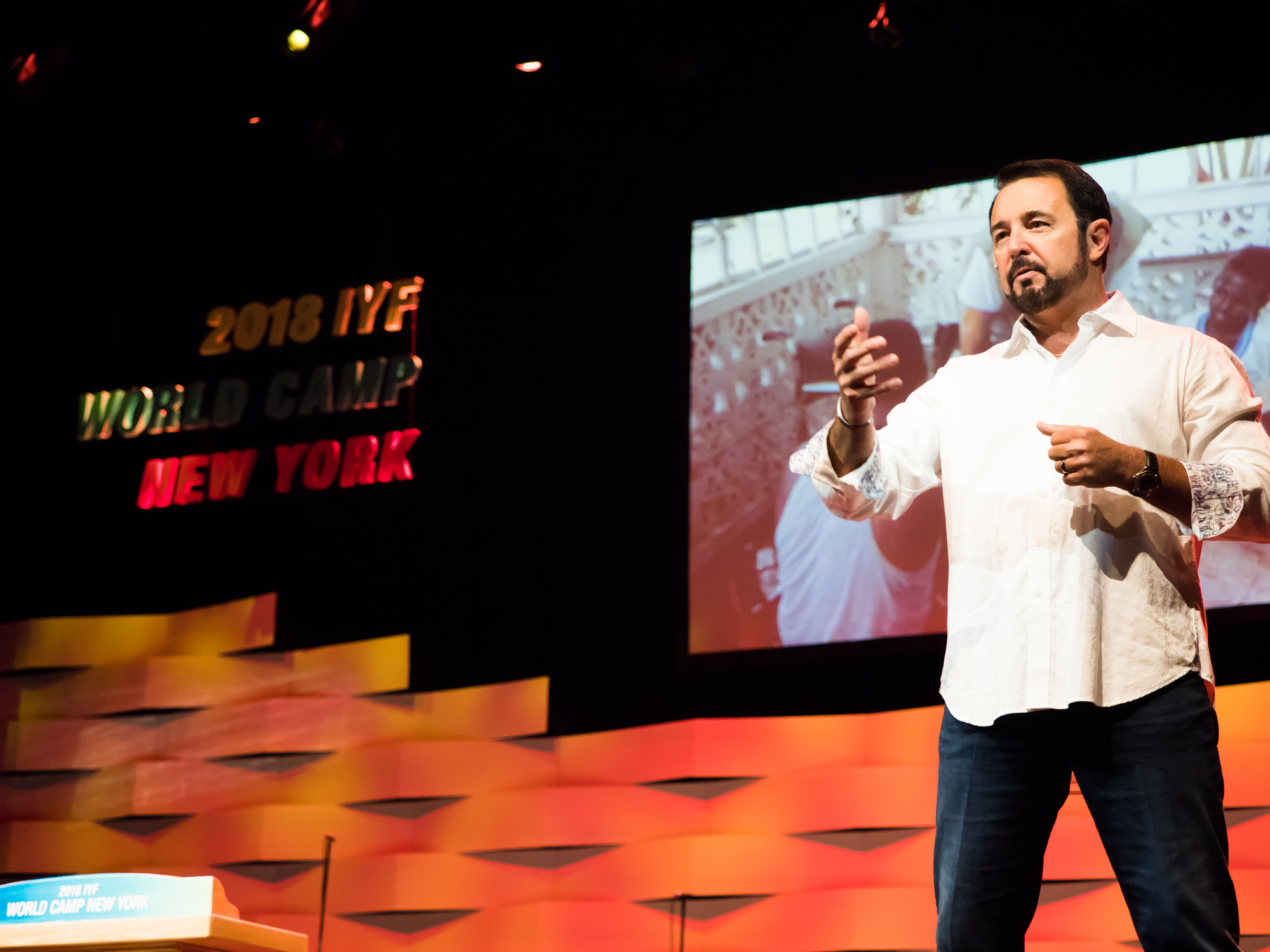 Howard speaks to 1,500 of tomorrow's leaders at the International Youth Fellowship in New York City