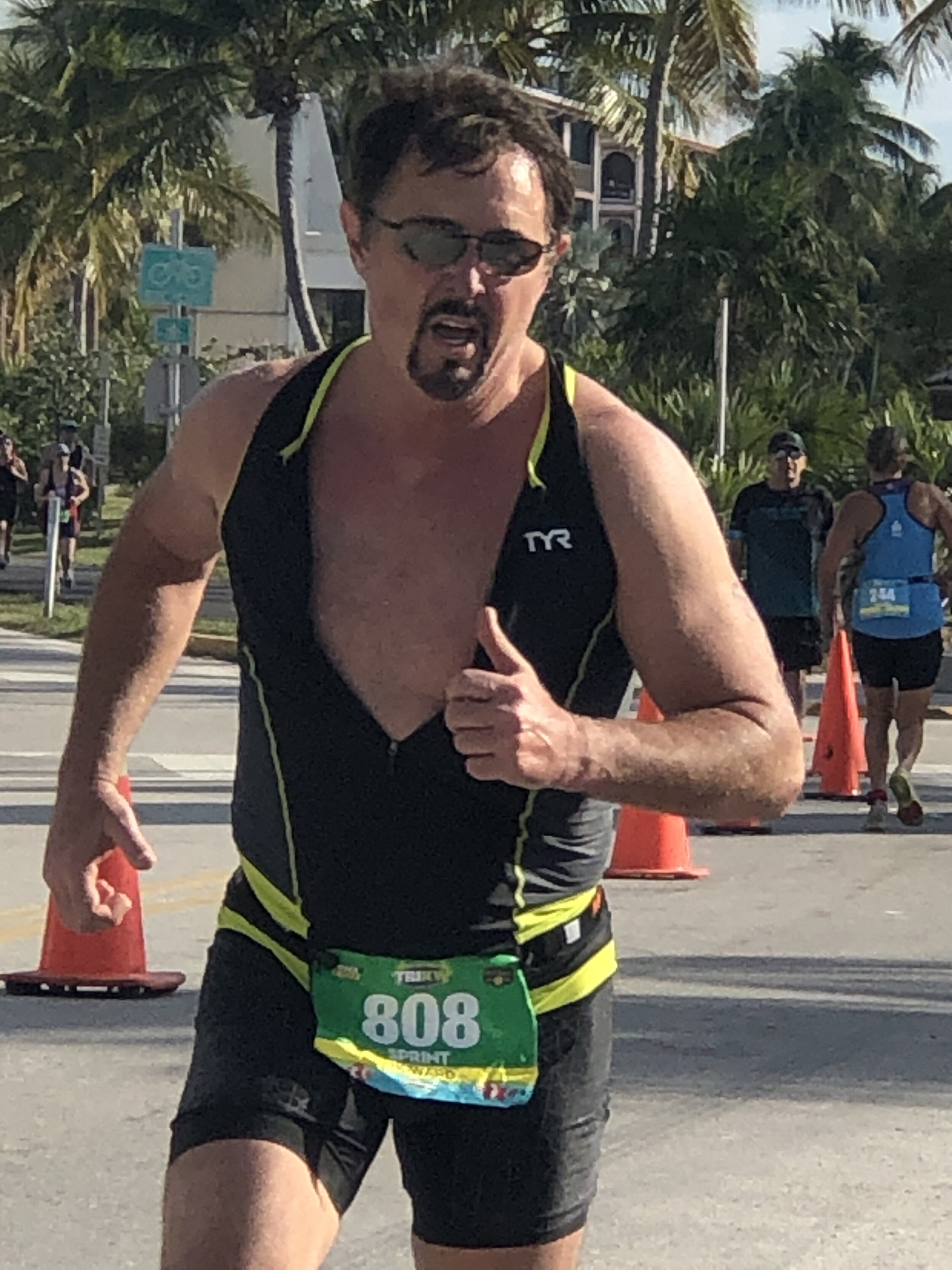 Howard approaching the finish line