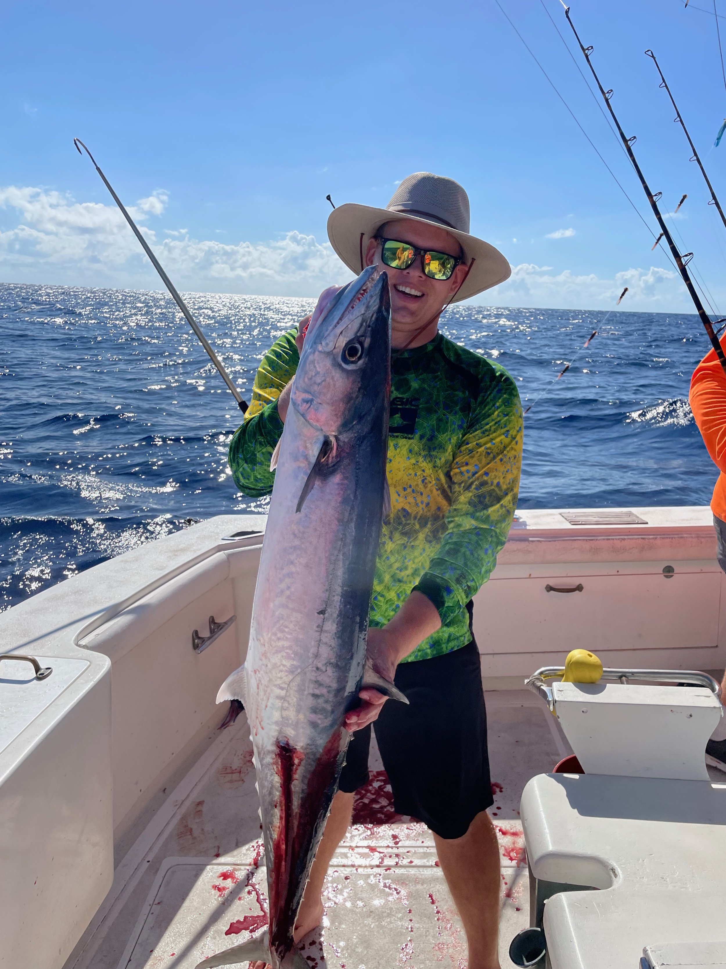 Son in law, Paul, with King Mackerel