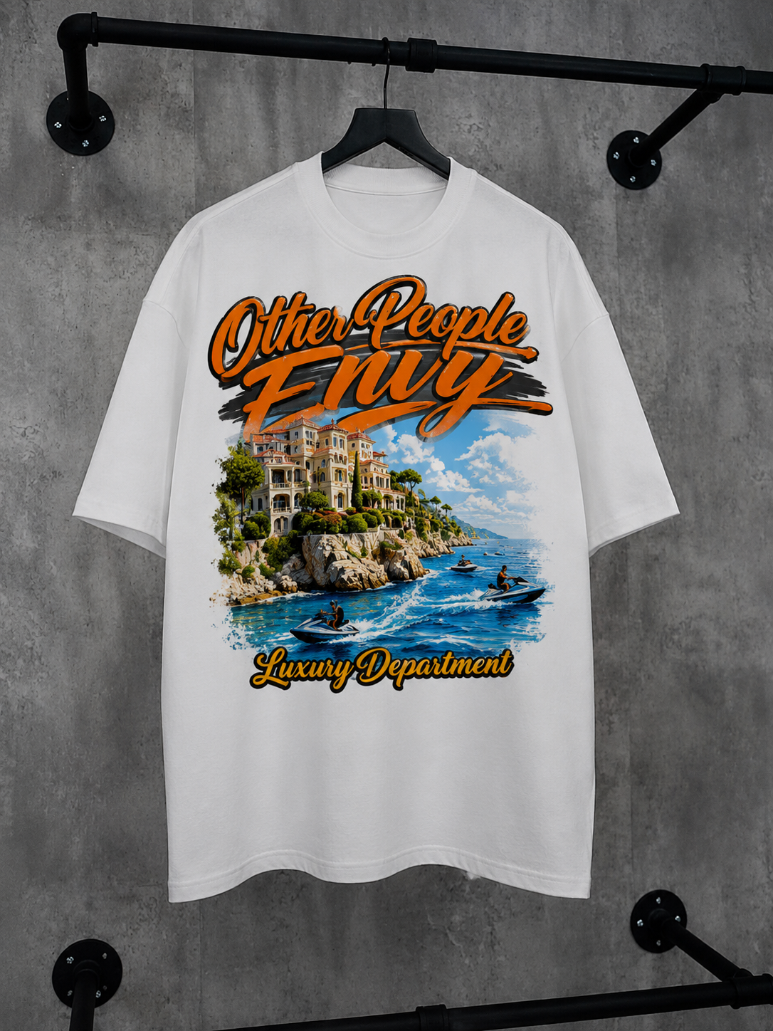 White Other People Envy Luxury Life Style T-shirt