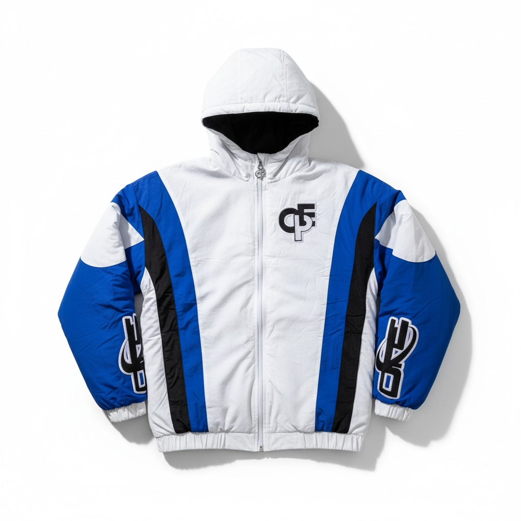 White Envy Nothing Breathing Windbreaker Bomber Jacket