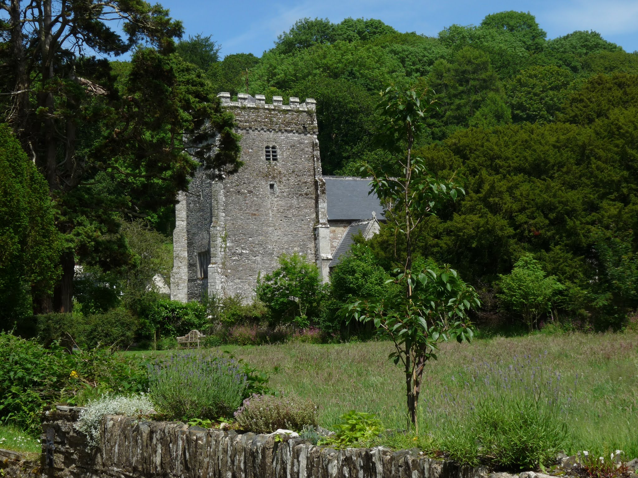 The church of St Brynach in Nevern