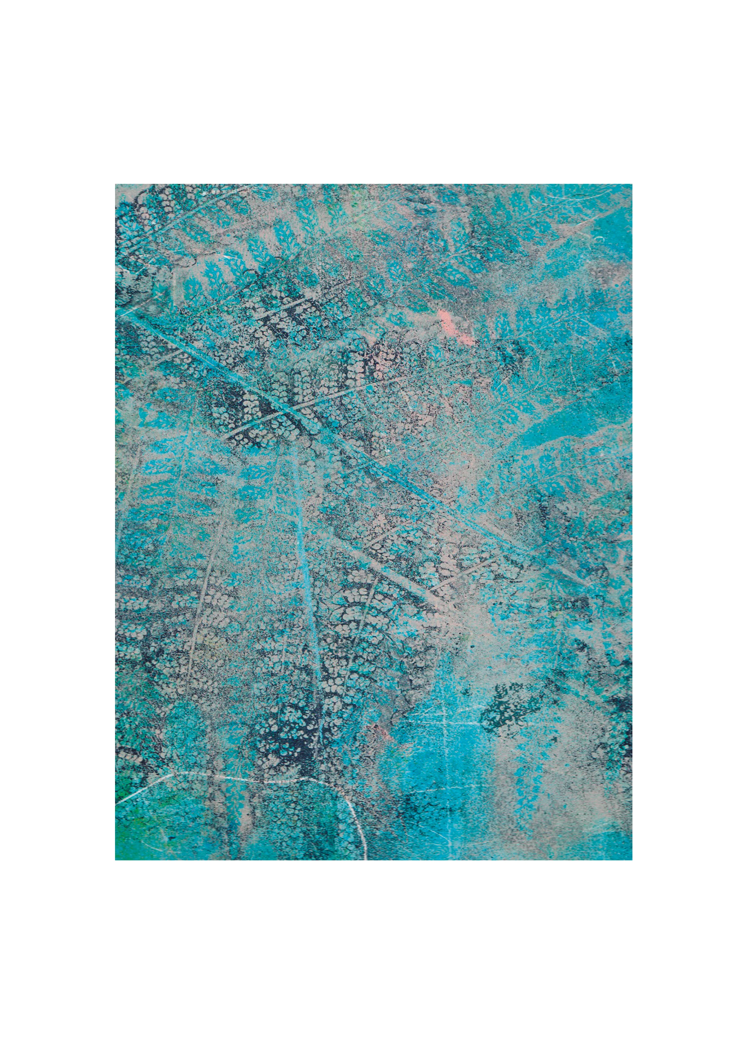 Coral Fern with border