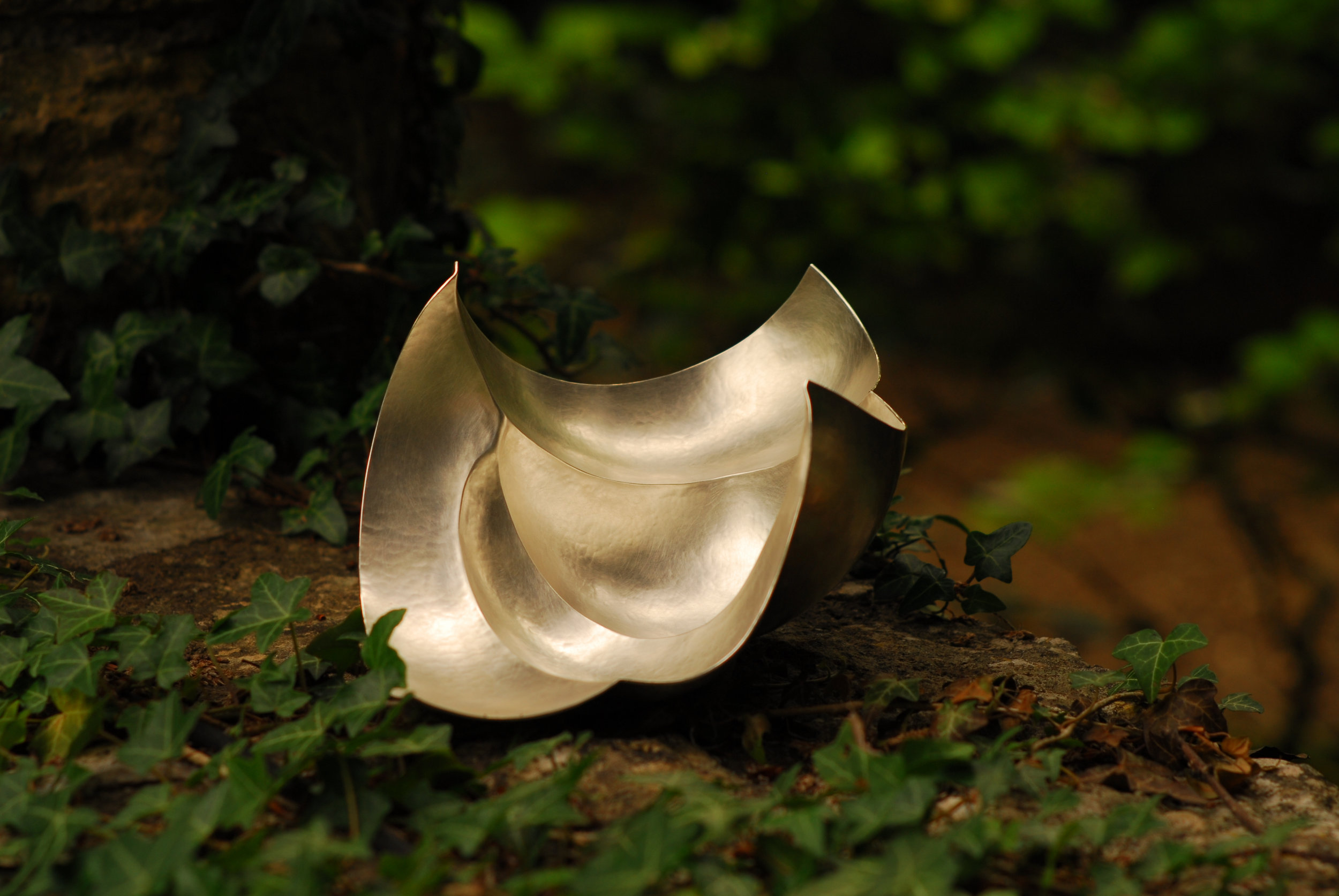 'Fallen Leaf' Silver Bowl - Abigail Brown