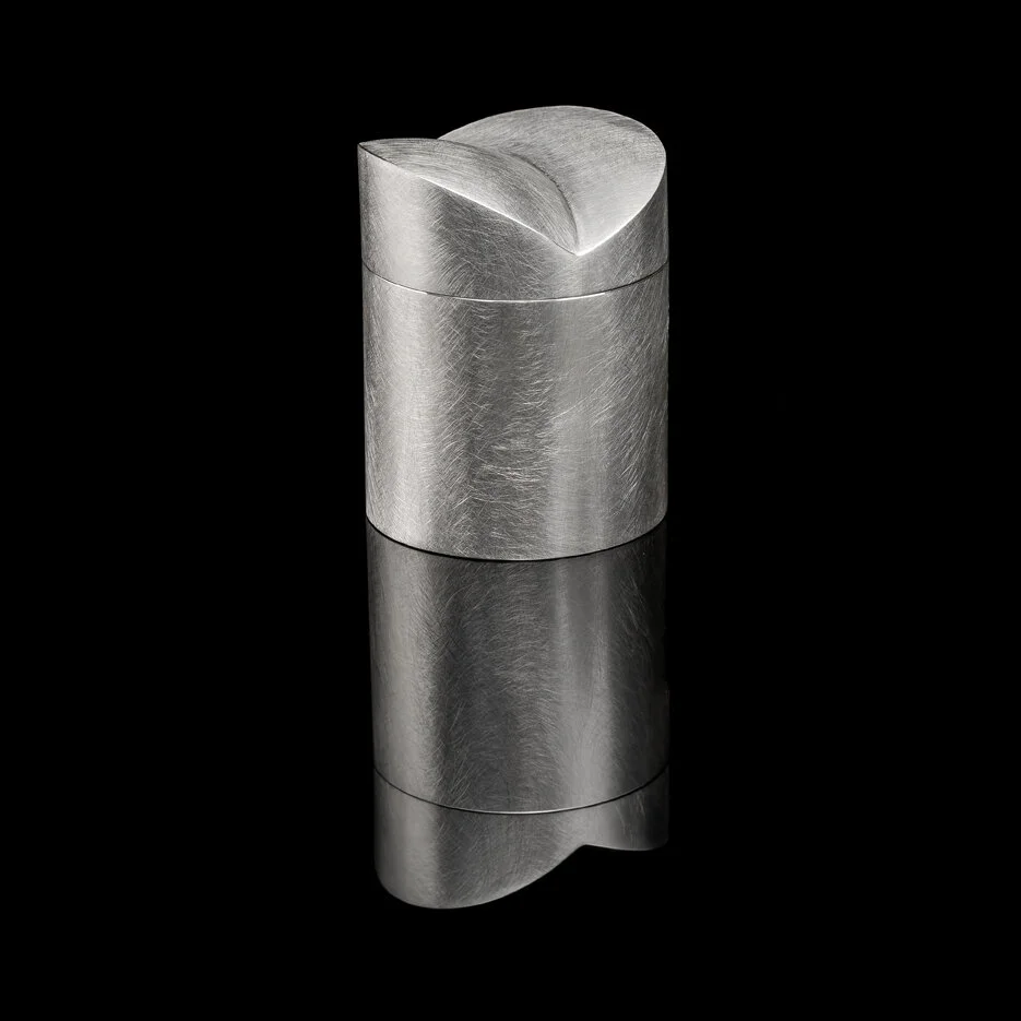 Large Round 'Folds' Box - Abigail Brown
