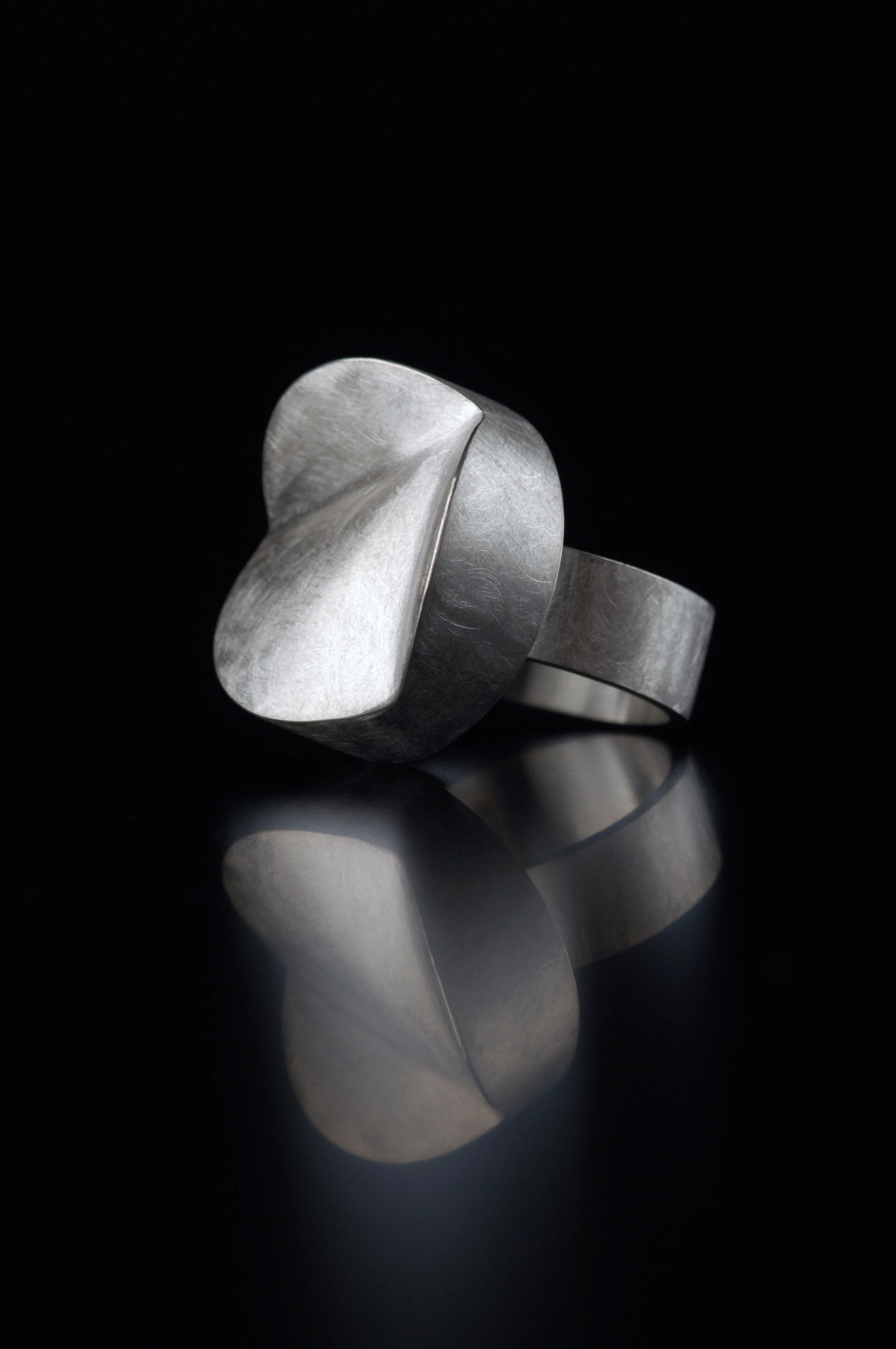 Round 'Folds' Ring I - Abigail Brown