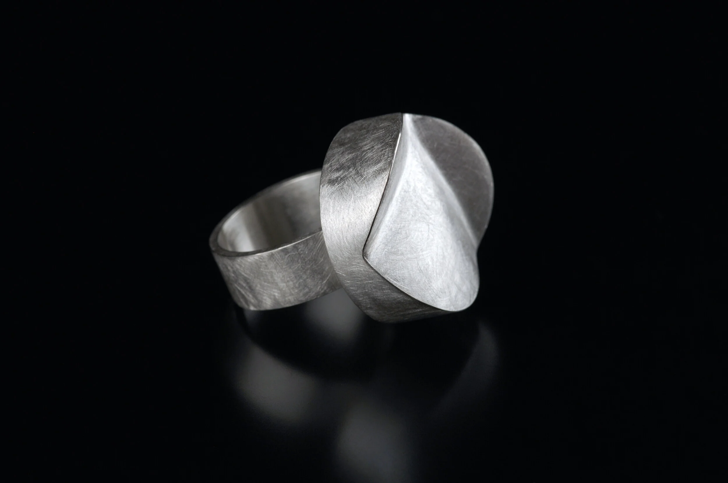 Round 'Folds' Ring I - Abigail Brown