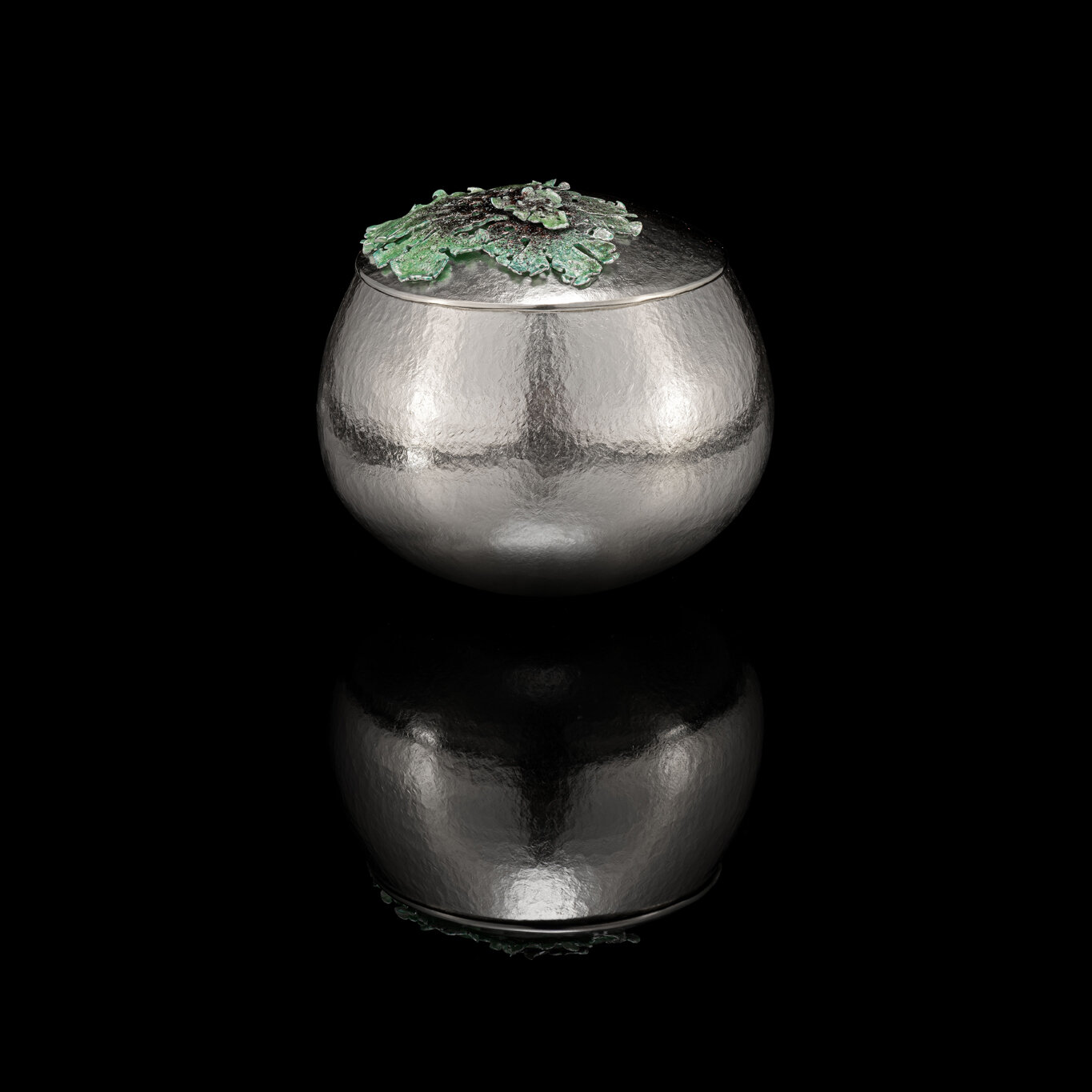 Lichen Lidded Pot - Abigail Brown