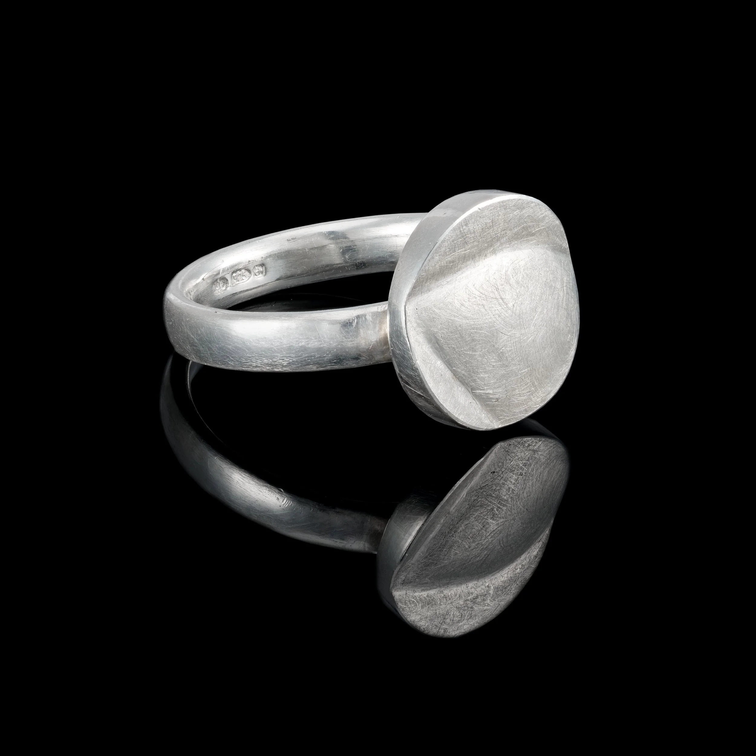 Round ‘Folds’ Ring in silver 3 - Abigail Brown web.jpg