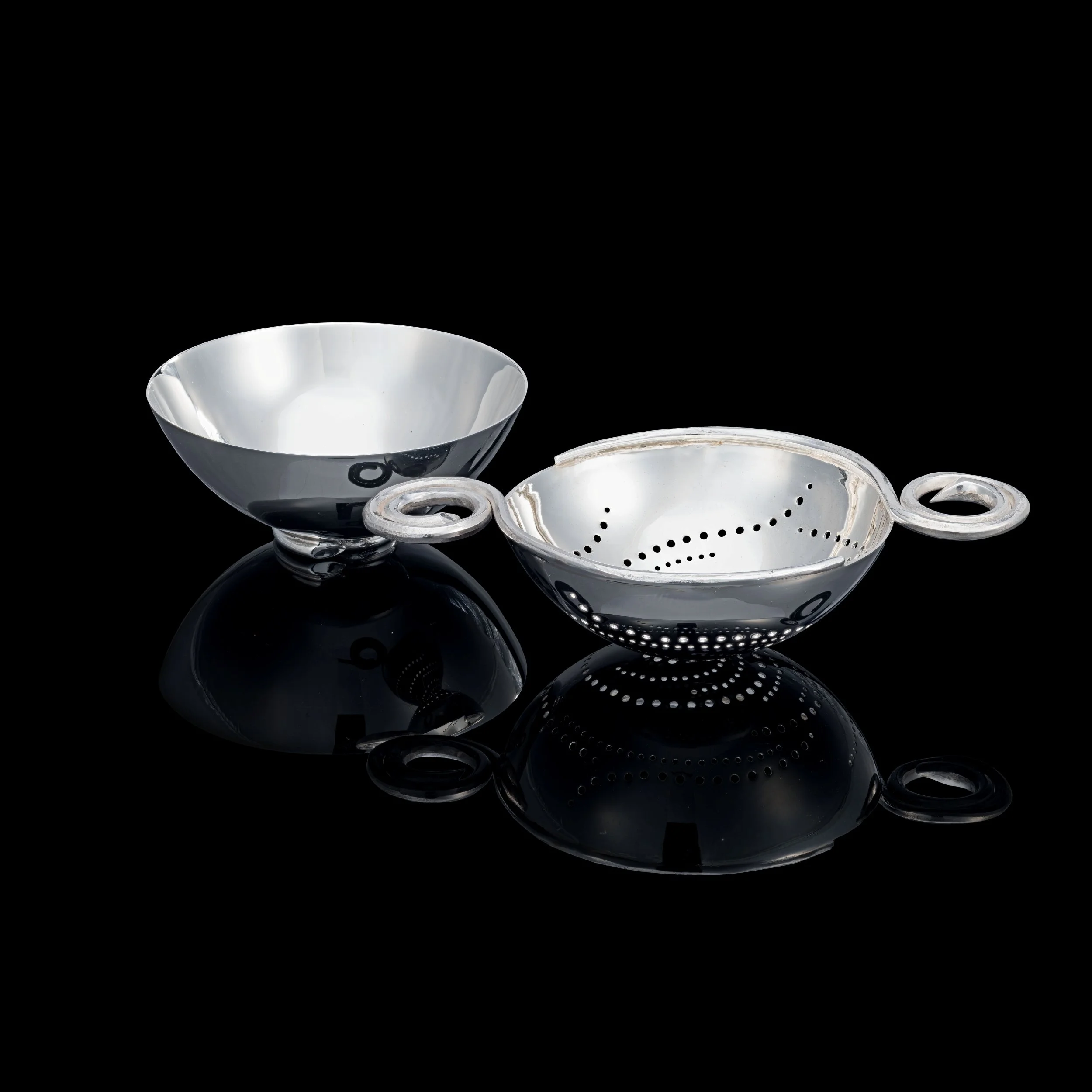 'Resurgence' Silver Teastrainer & Drip Bowl - Abigail Brown 04 web.jpg