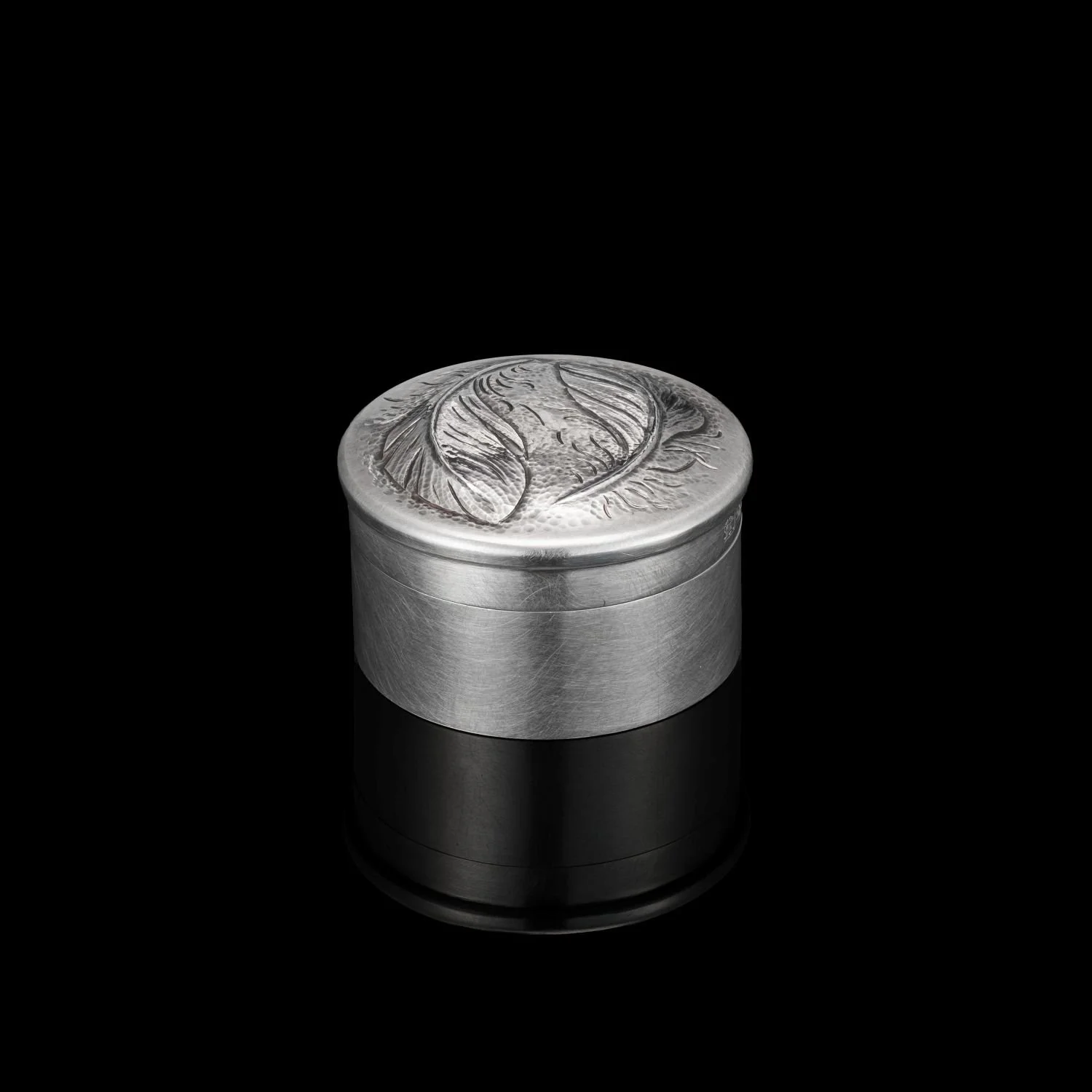 ‘Two Feathers’ Round Silver Box - Abigail Brown.jpg