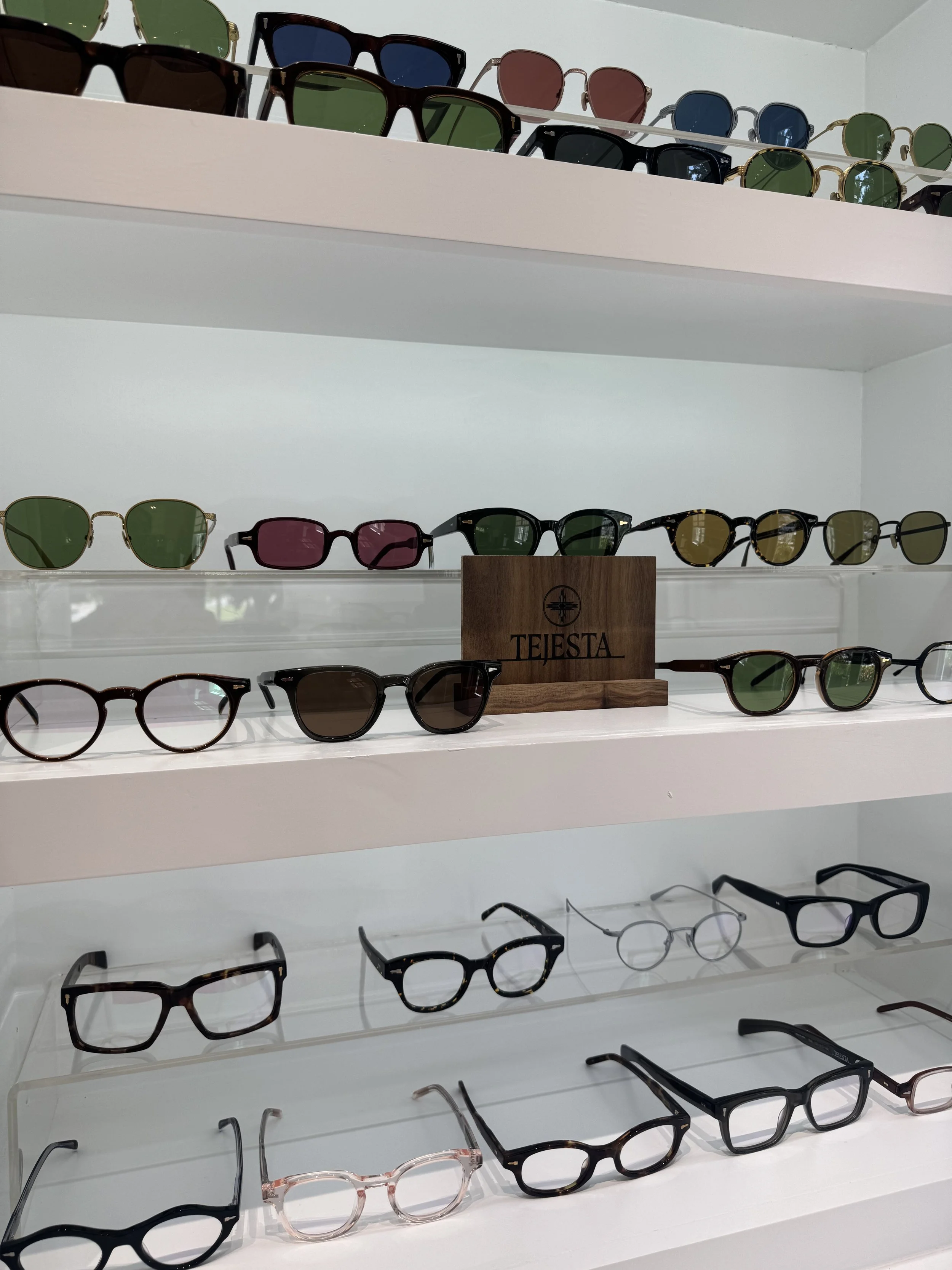 handmade Tejesta eyeglasses in Winston Salem