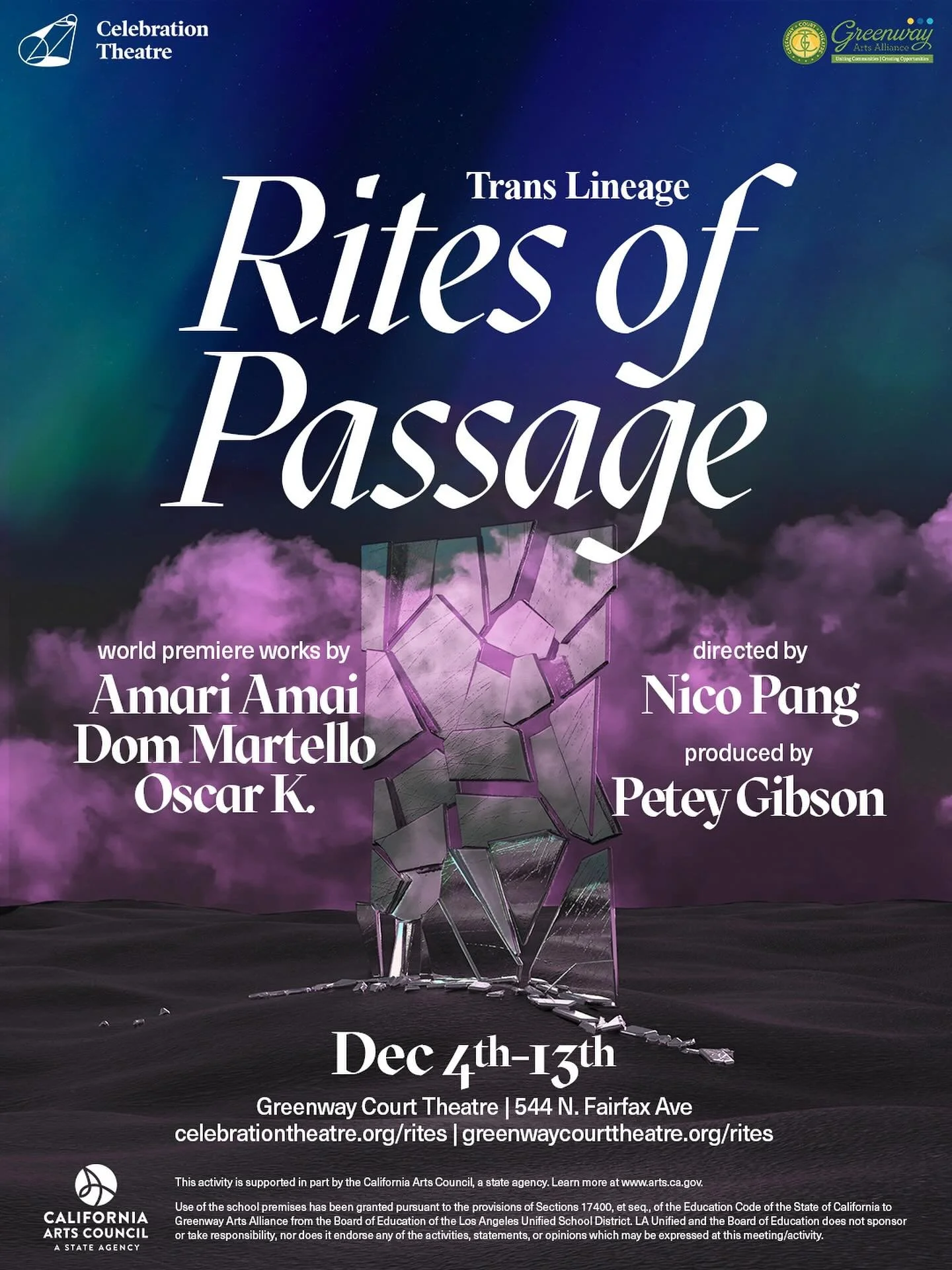 A griot, a nun, and a twink walk into a gay bar…
Tickets are on sale now for TRANS LINEAGE: RITES OF PASSAGE! so excited for the world premiere of my play about a youth-obsessed Korean transsexual twink named Twink. honored to be alongside pl