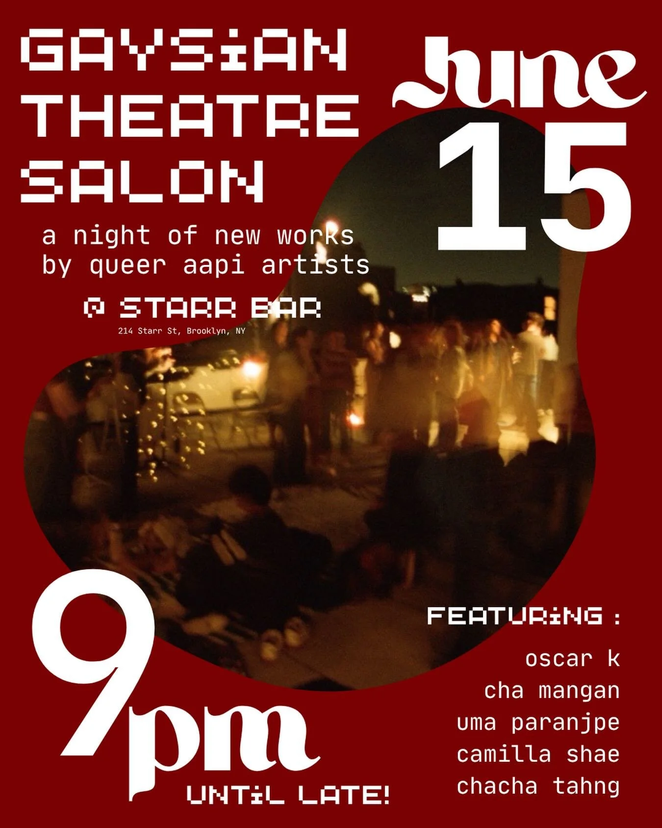 super excited to be sharing new work at ✨gaysian theatre salon ✨ on june 15, hosted by @_chloechow @chachatahng at @starrbarbk 

in v good company 💕 @charlesemangan @superumapuma @miss.camilla 

new project loading&hellip;🌸⚔️❤️&zwj;🔥🥇🔥

rsvp at 